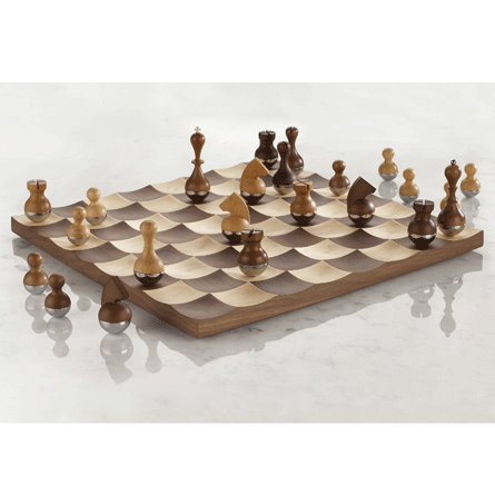 Wobble chess set designed by Adin Mumma Wobble chess set designed by Adin Mumma